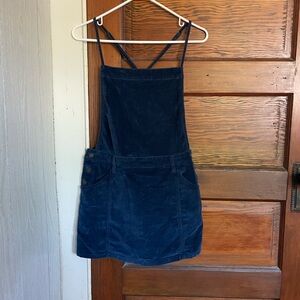Free People mini overall dress